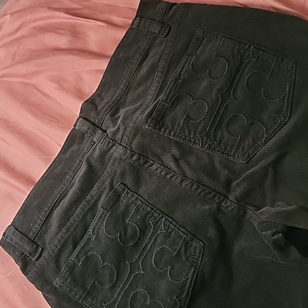 Tory Burch Black  Corduroy Jeans